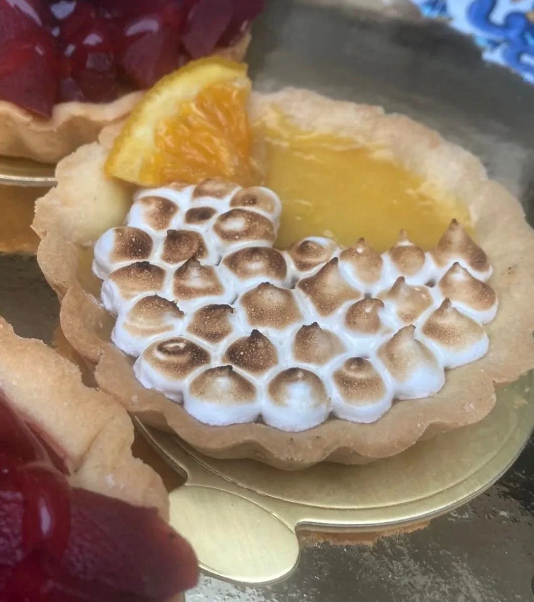 Tartaleta de limón con merengue