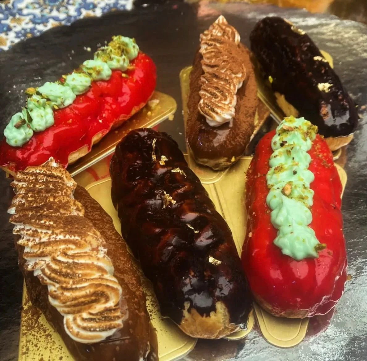 Éclairs gourmet de distintos sabores